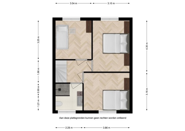 Floorplan - Willemsweg 15, 4507 AR Schoondijke